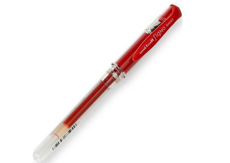 uniball 153 roller kalem kırmızı