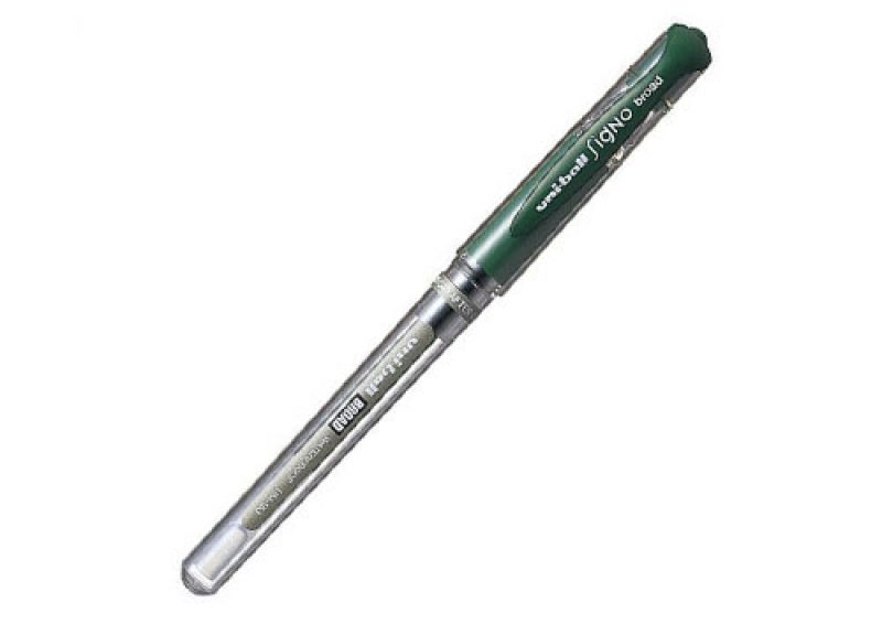 uniball 153 roller kalem yeşil