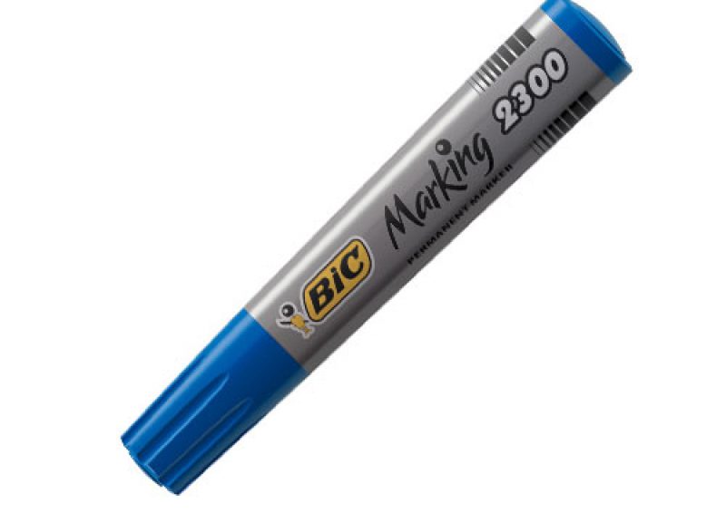 bic 2300 marker kalem mavi