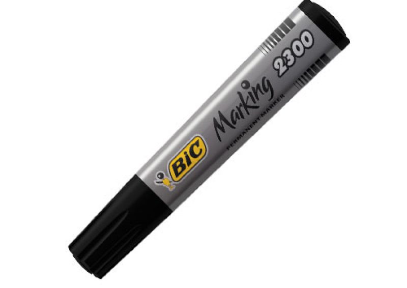 bic 2300 marker kalem siyah
