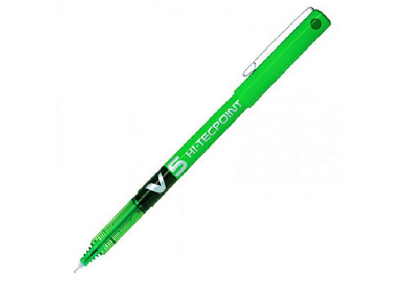 pilot v5 iğne uçlu kalem yeşil