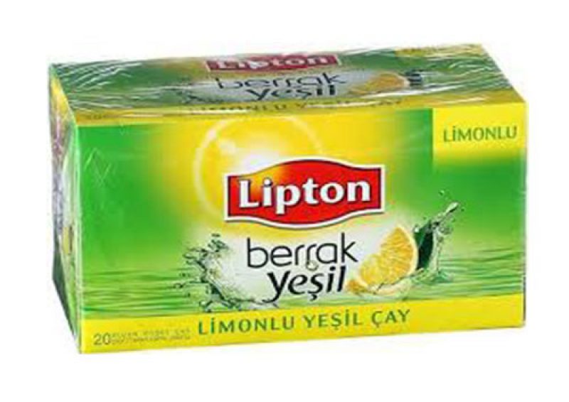 lipton berrak yeşil çay limonlu