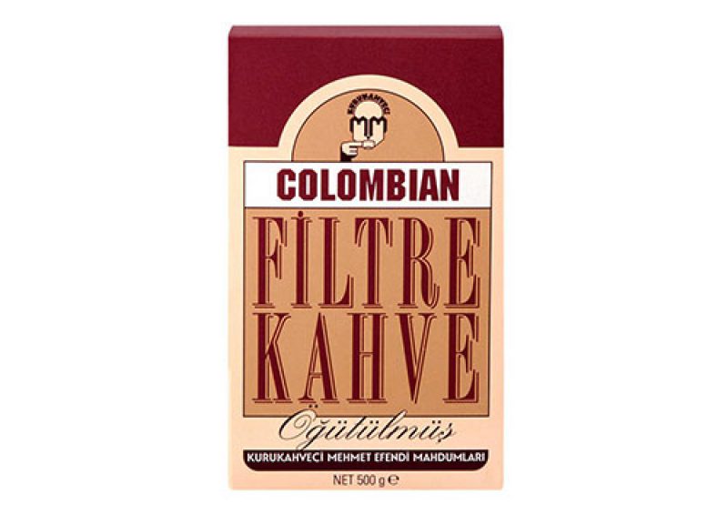 mehmet efendi colombian filtre kahve 500 gr
