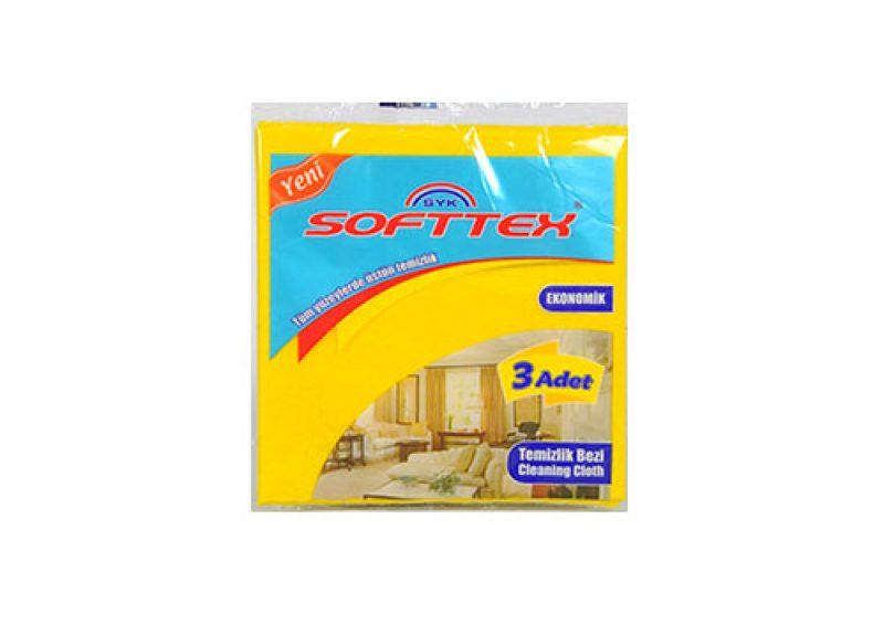 softtex temizlik bezi 3lü